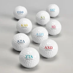 Sorority Greek Letters Golf Ball Sets