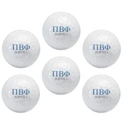 Sorority Greek Letters Golf Ball Sets