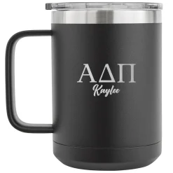Sorority Greek Letters Insulated Mug