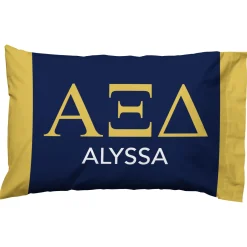 Sorority Greek Letters Pillowcase