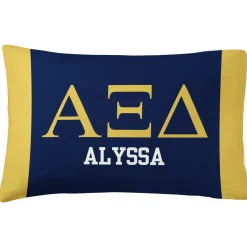Sorority Greek Letters Pillowcase