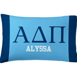 Sorority Greek Letters Pillowcase