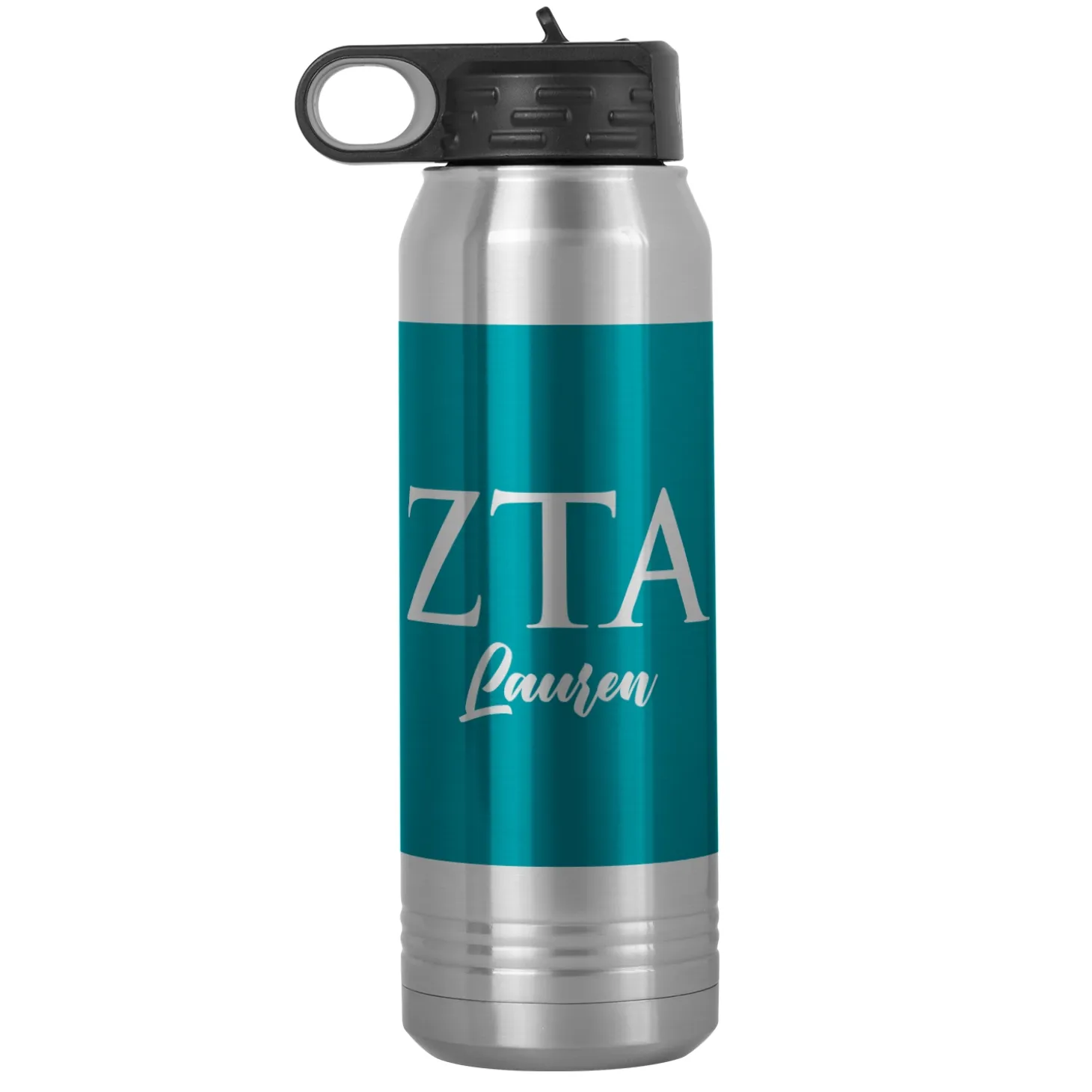 Sorority Greek Letters Stainless Steel Water Bottle