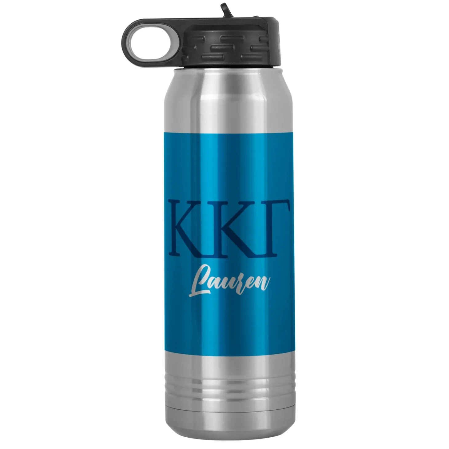 Sorority Greek Letters Stainless Steel Water Bottle