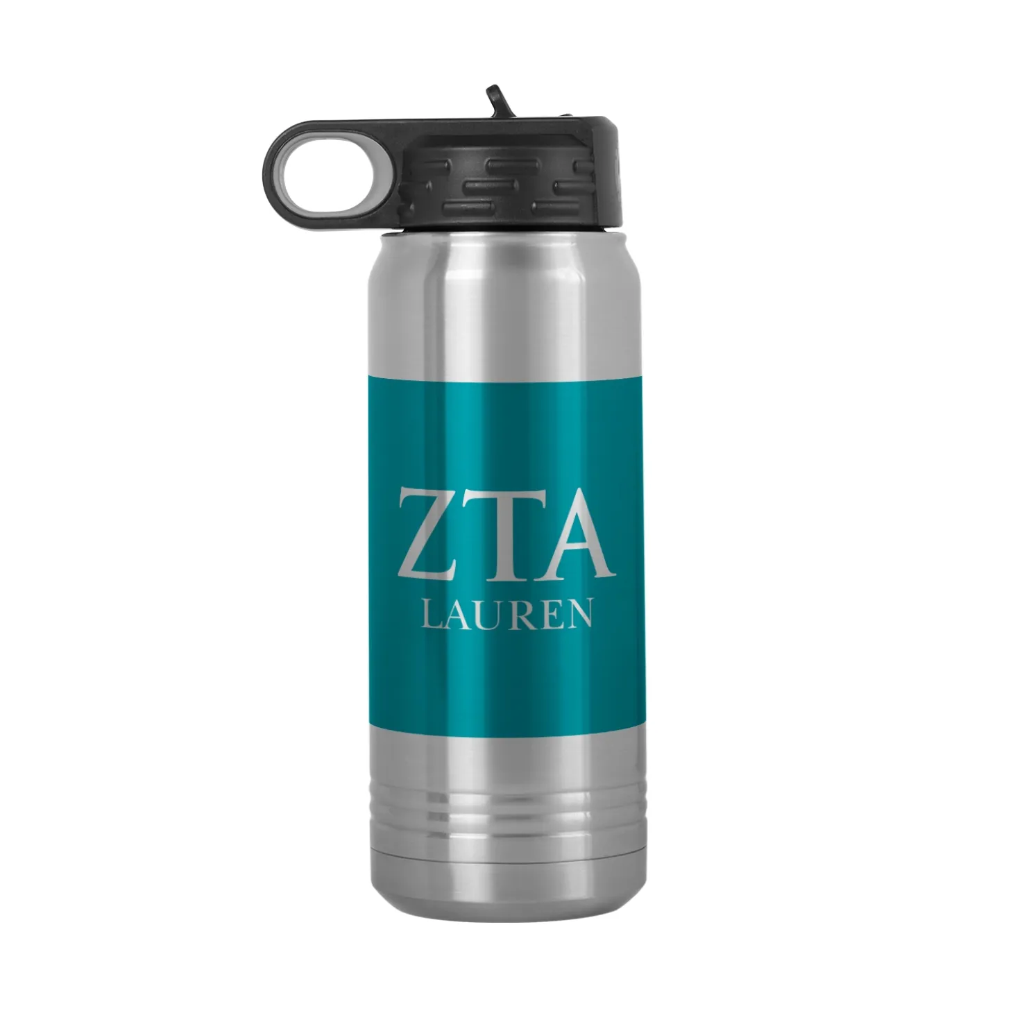 Sorority Greek Letters Stainless Steel Water Bottle