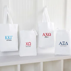 Sorority Greek Letters Tote Bag
