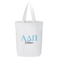 Sorority Greek Letters Tote Bag