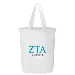 Sorority Greek Letters Tote Bag