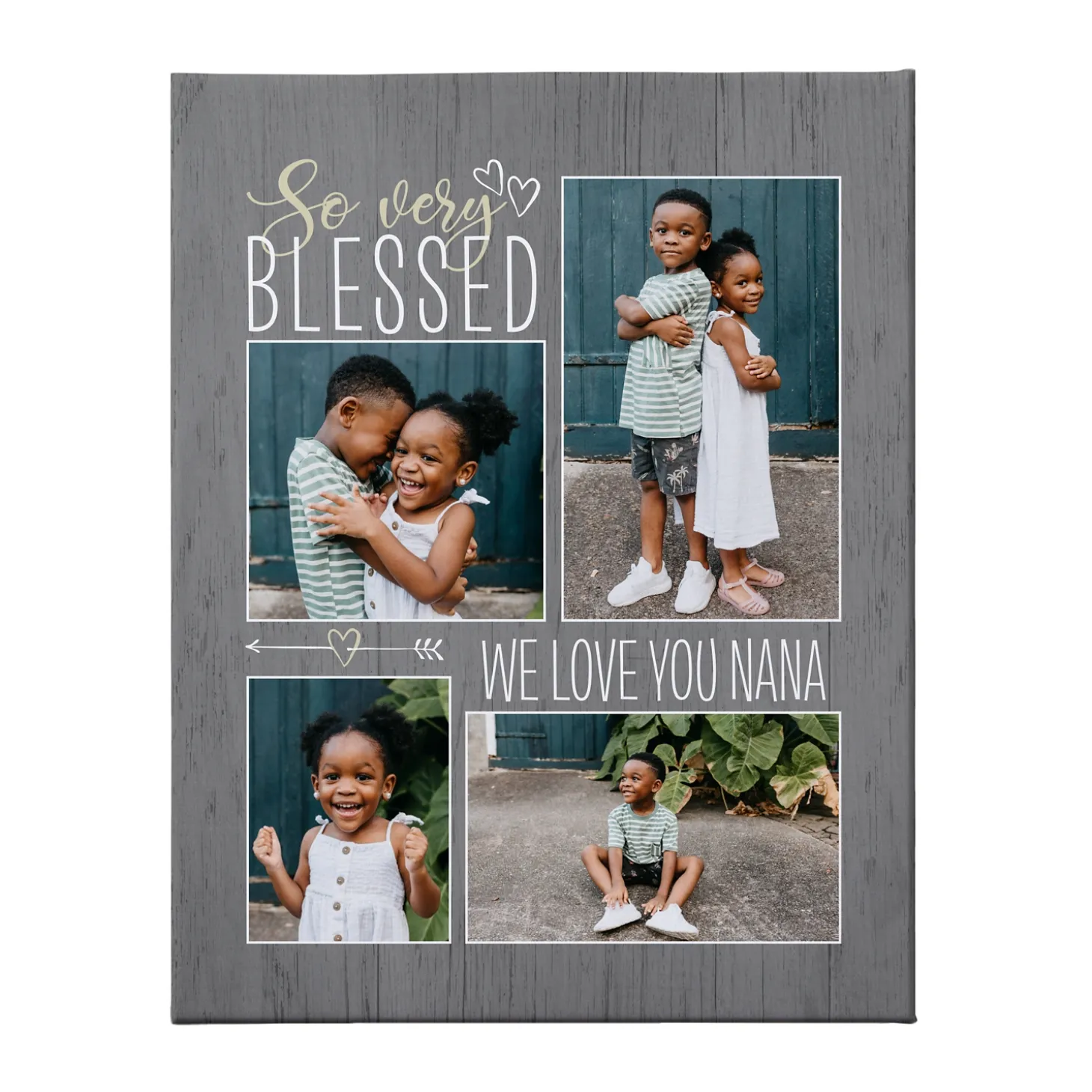So Very Blessed Photo Canvas