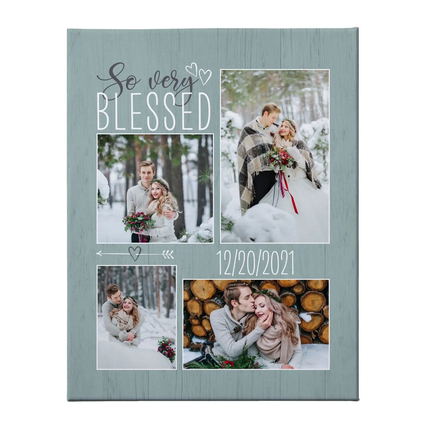 So Very Blessed Photo Canvas