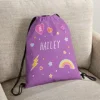 Sparkling Hearts Drawstring Bag