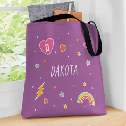 Sparkling Hearts Tote Bag