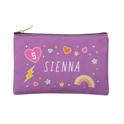 Sparkling Hearts Zipper Pouch