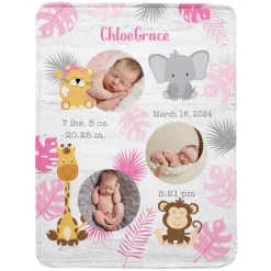 Special Day Photo Baby Blanket