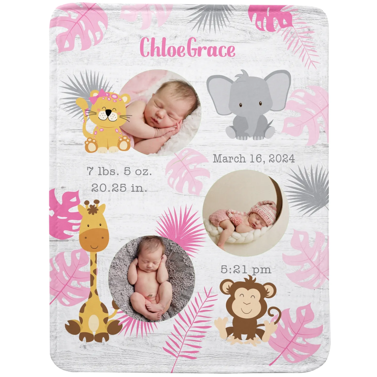 Special Day Photo Baby Blanket