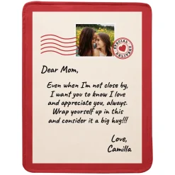 Special Delivery Photo Plush Blanket