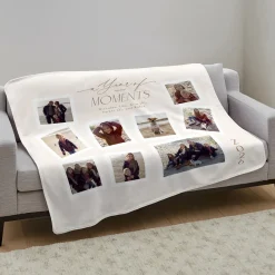 Special Moments Photo Collage Plush Blanket