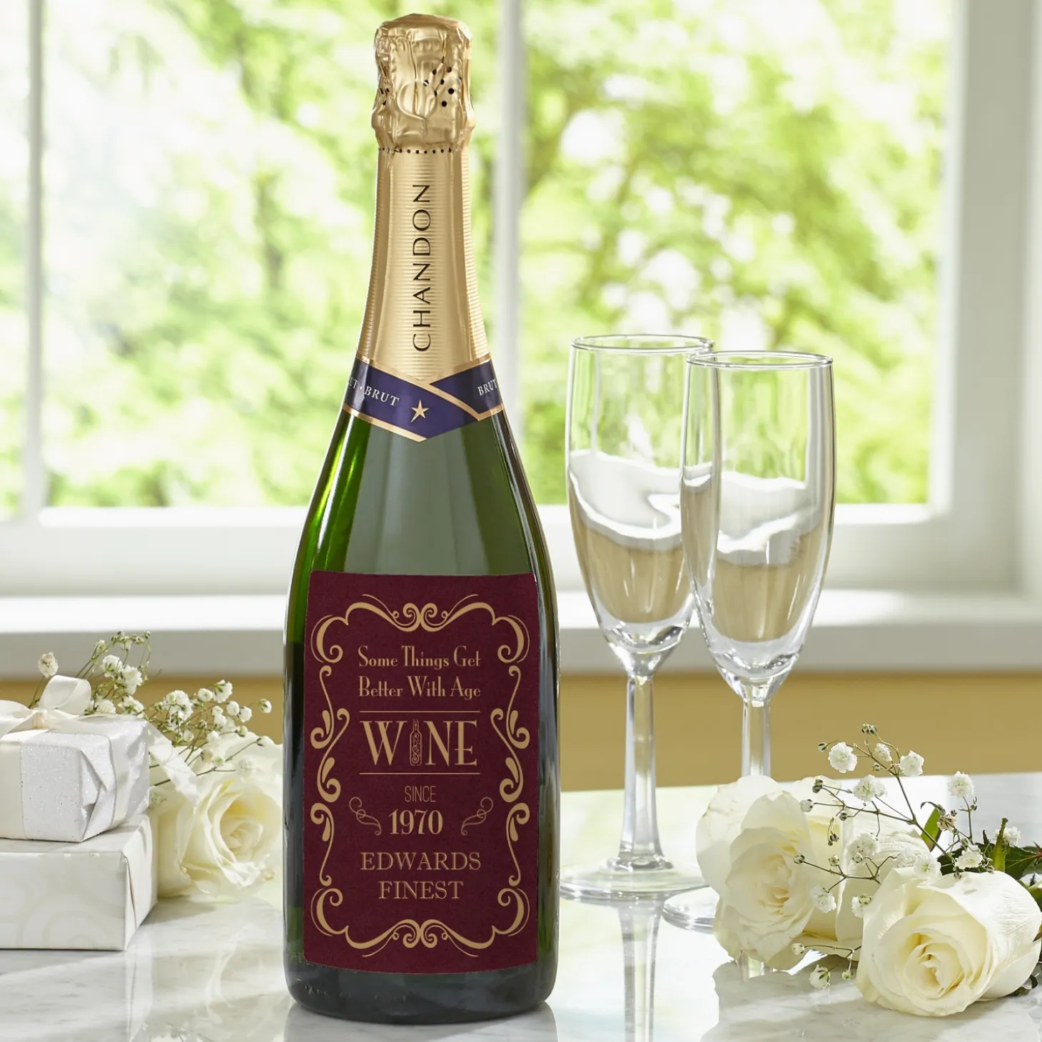 Special Reserved Wine Labels (Set of 4)