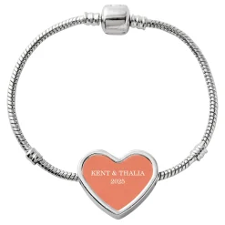 Specialty Style Heart Charm Bracelet