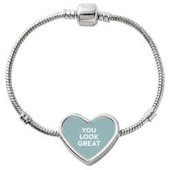 Specialty Style Heart Charm Bracelet
