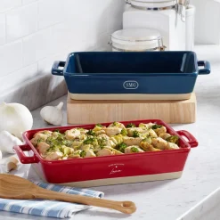 Specialty Style Stoneware Lasagna Baking Dish