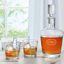 Specialty Style Whiskey Decanter Set