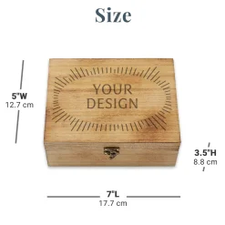 Specialty Style Wood Keepsake Box