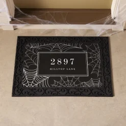 Spiderweb Address Doormat