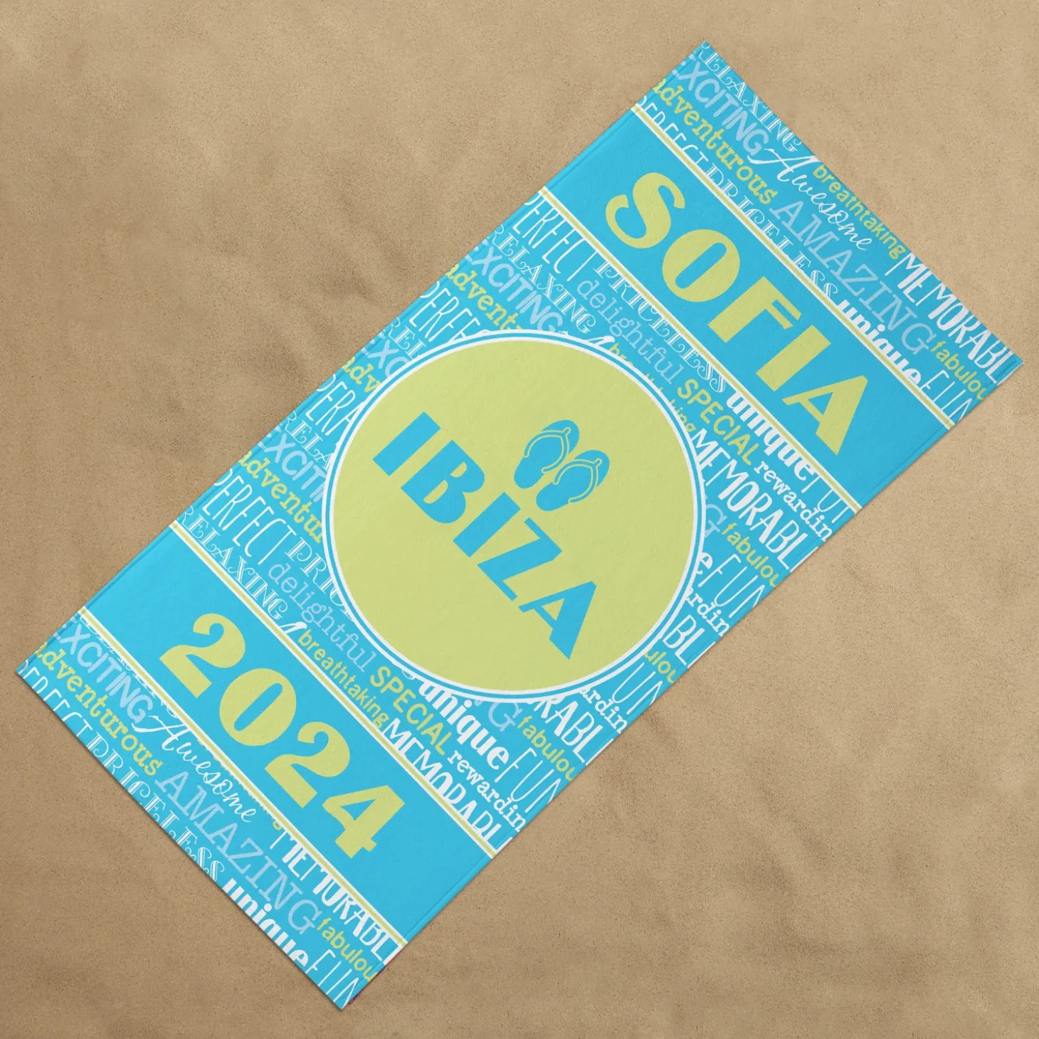Splash of Memories Beach Towel