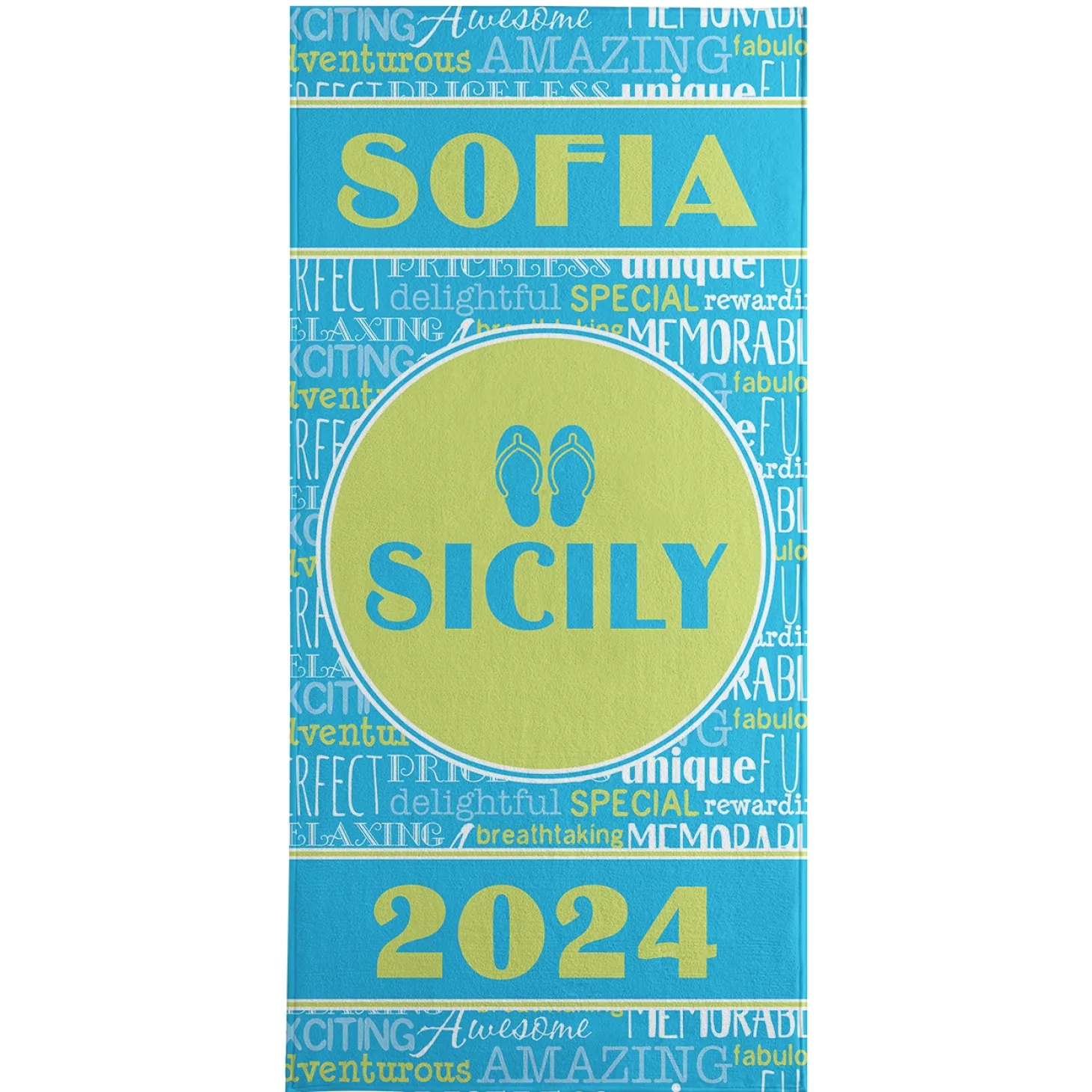 Splash of Memories Beach Towel
