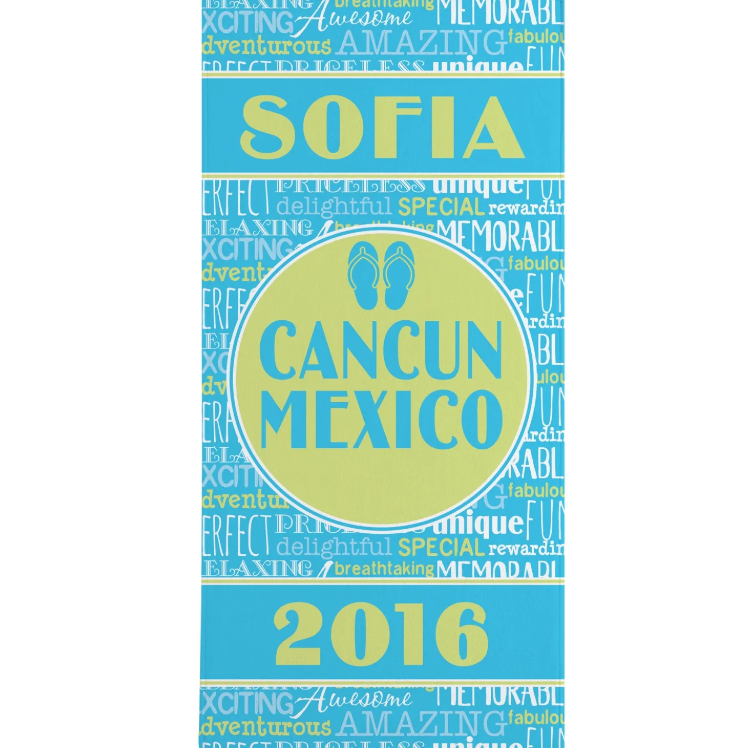 Splash of Memories Beach Towel