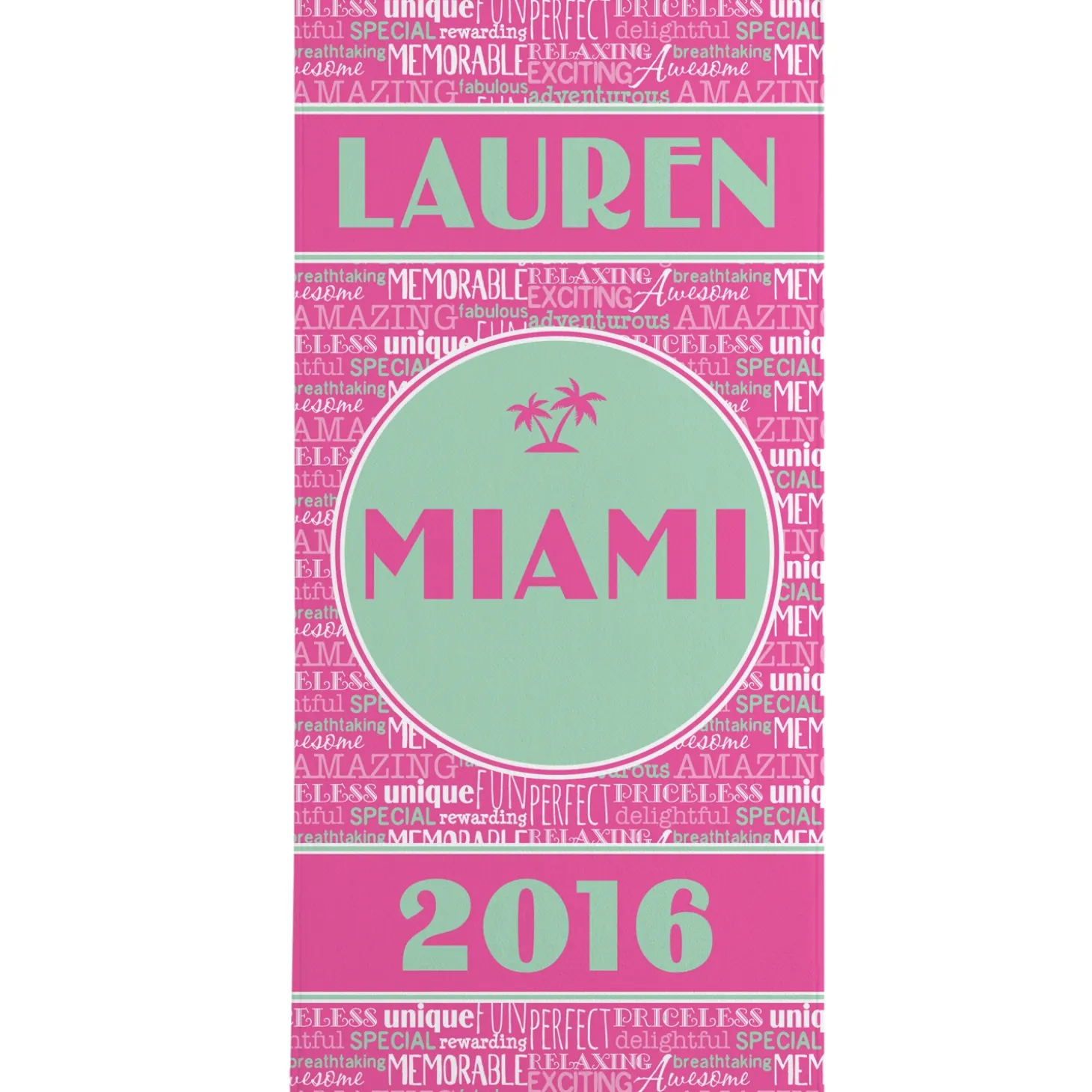 Splash of Memories Beach Towel