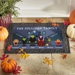 Spooky Family Doormat