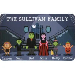 Spooky Family Doormat