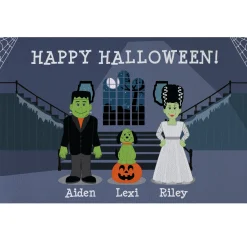 Spooky Family Doormat