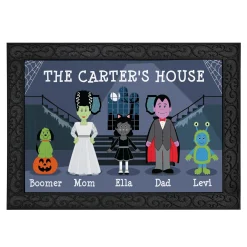 Spooky Family Doormat