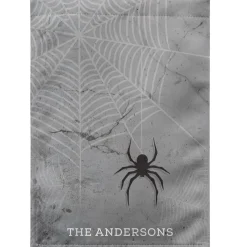 Spooky Spiderweb Garden Flag