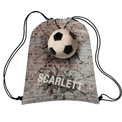 Sports Galore Allover Print Drawstring Bags