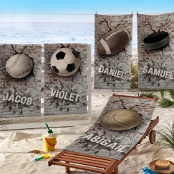 Sports Galore Beach Towel