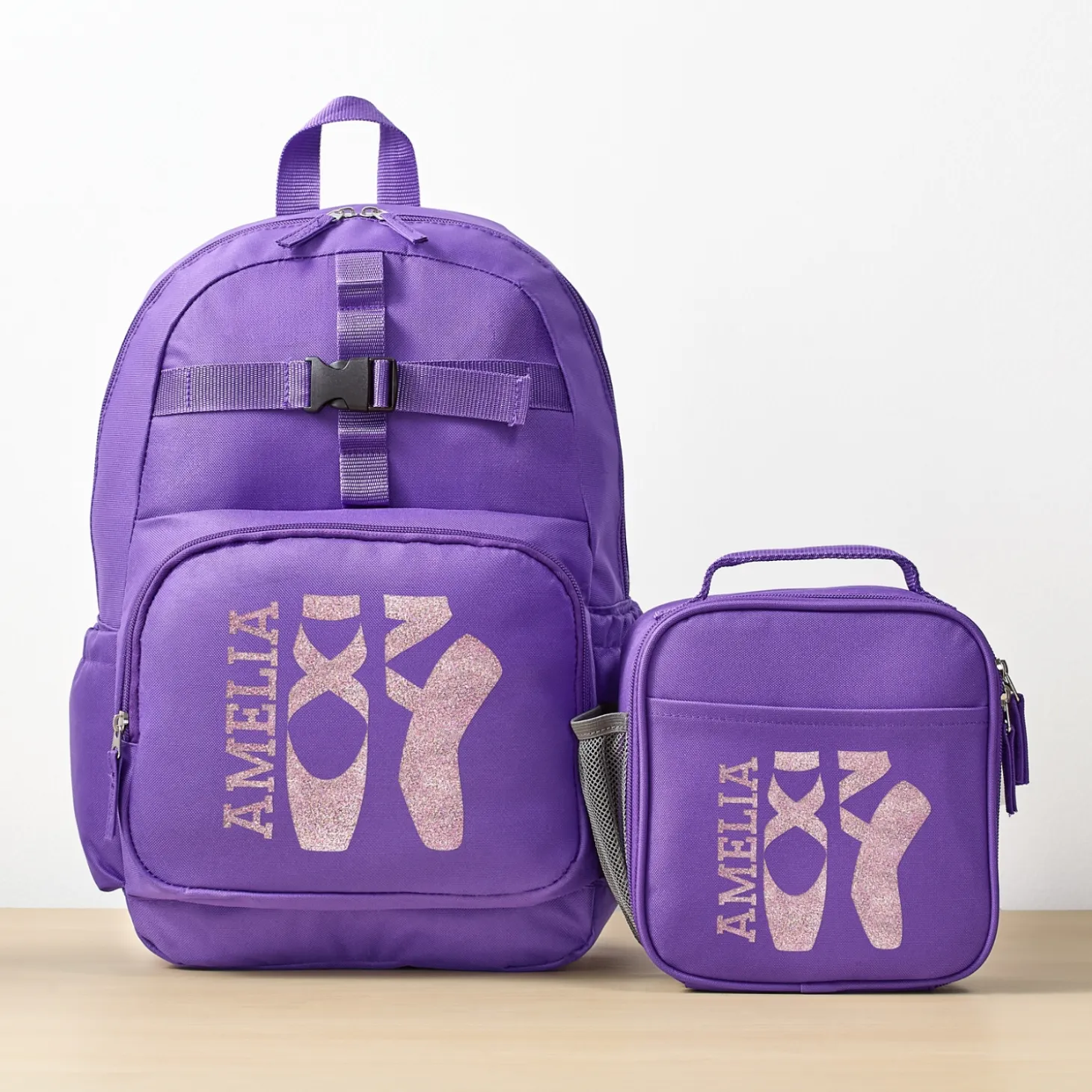 Sporty Sparkle Purple Backpack Collection