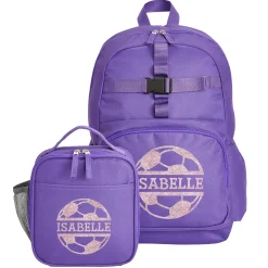Sporty Sparkle Purple Backpack Collection