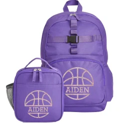 Sporty Sparkle Purple Backpack Collection