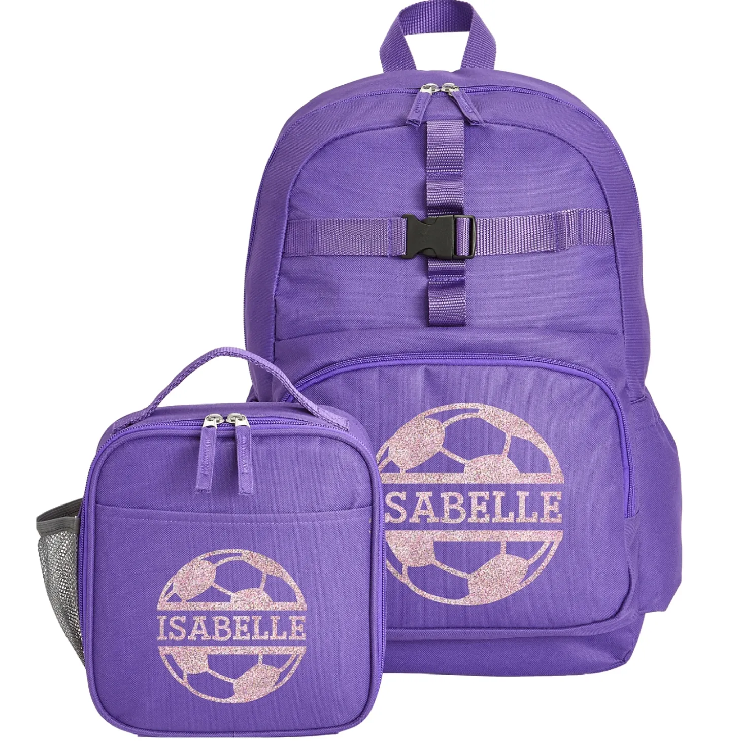 Sporty Sparkle Purple Backpack Collection