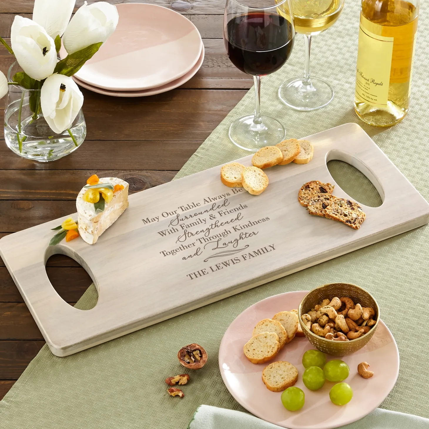 Spread Love Wood Banquet Board