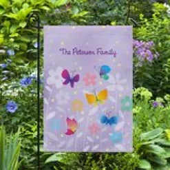Spring Butterflies Garden Flag