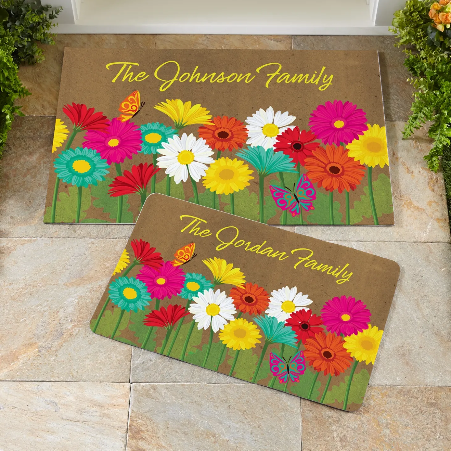 Spring Flowers Doormat