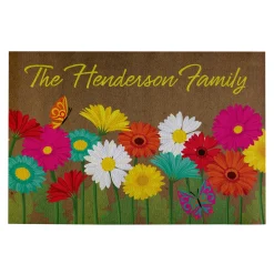 Spring Flowers Doormat