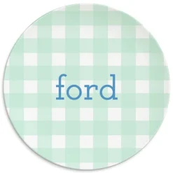 Spring Gingham Plate