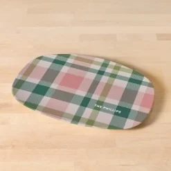 Spring Plaid Platter
