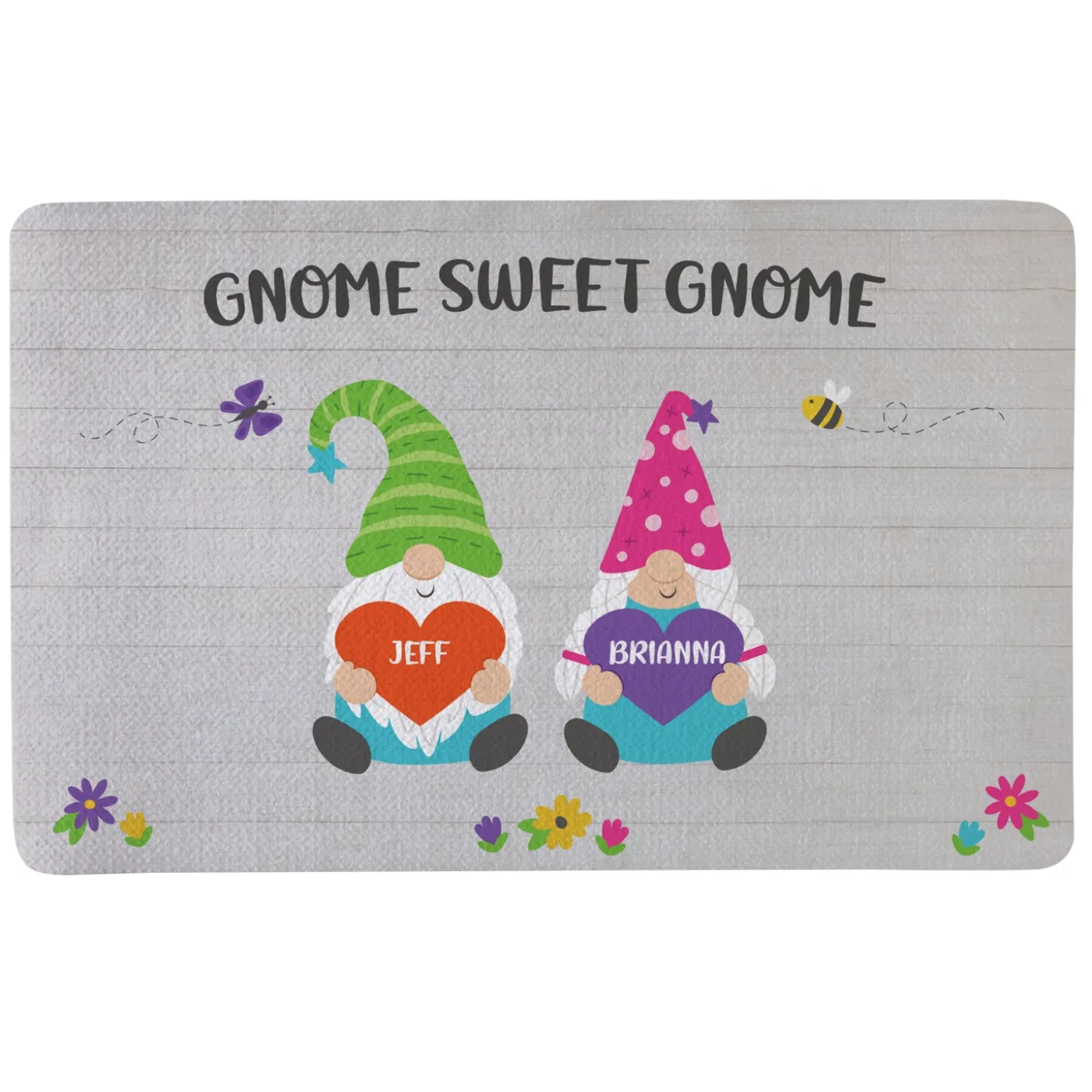 Springtime Gnome Doormat